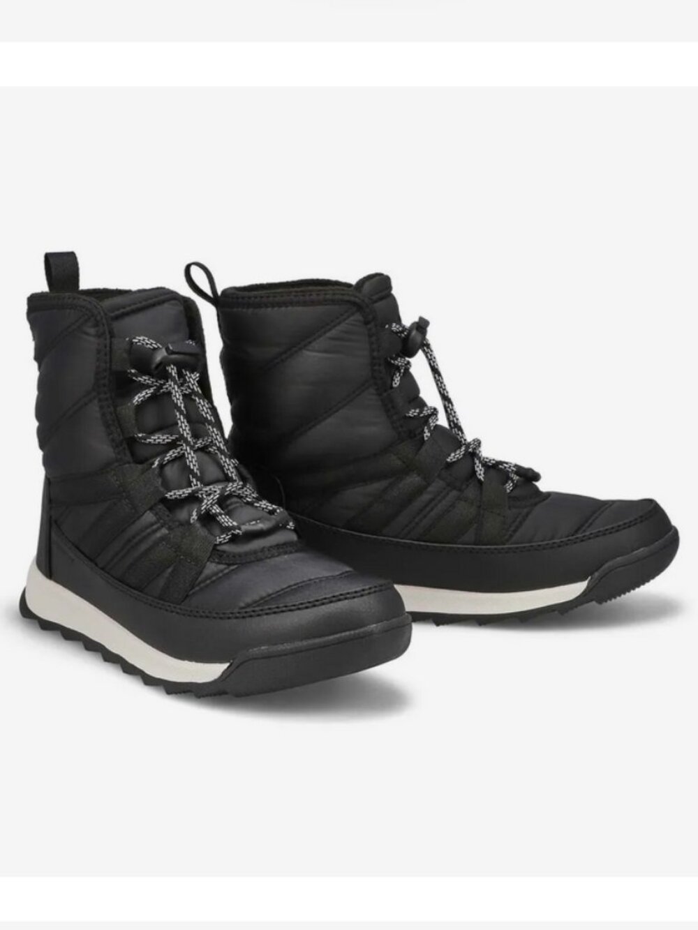 Sorel Whitney II Lace-Up Boot with Faux Fur Cuff and soft fleece lining